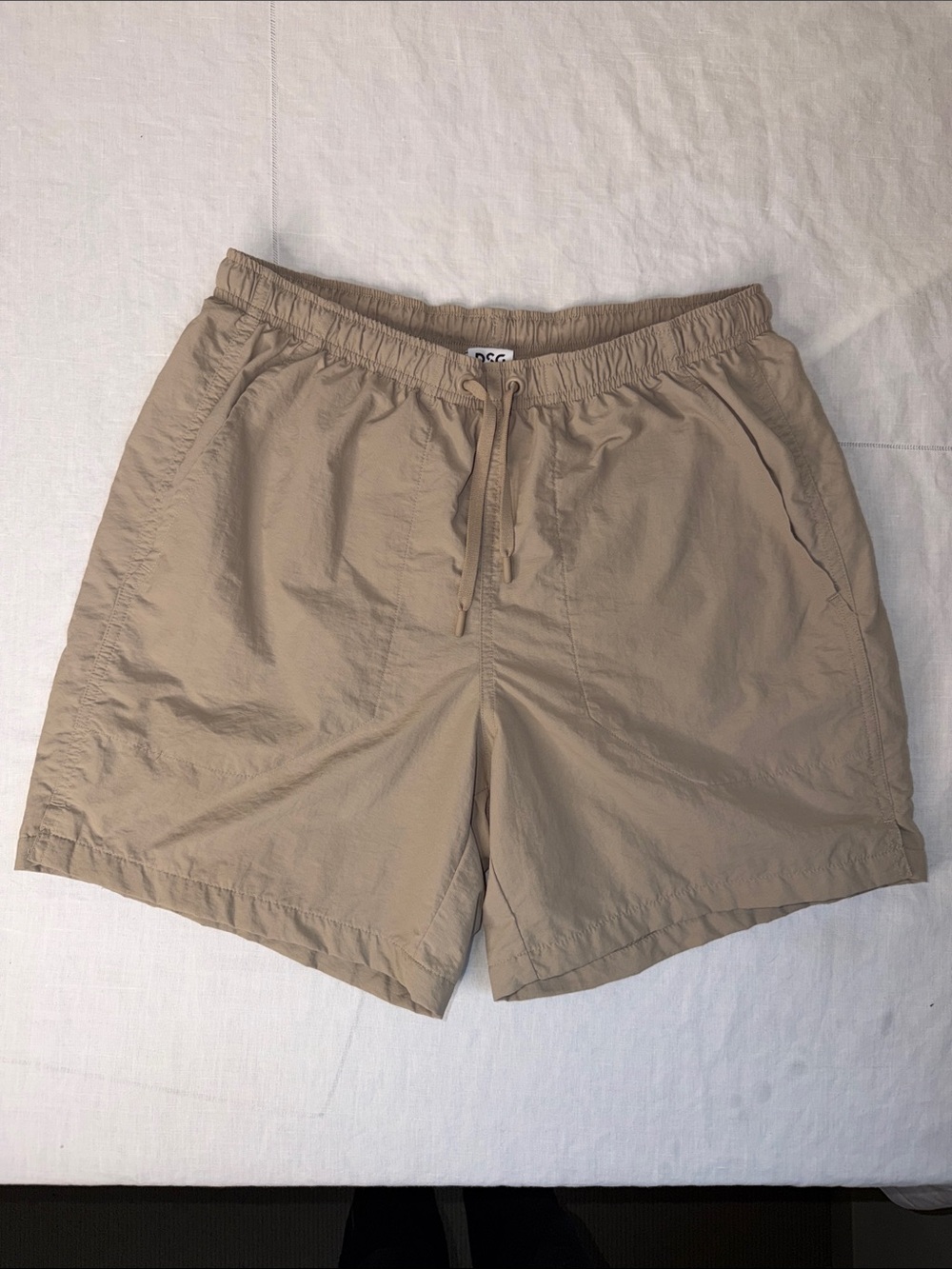 EUC DSG Nylon Lifestyle Shorts relaxed Fit Khaki Twitch Men’s Small